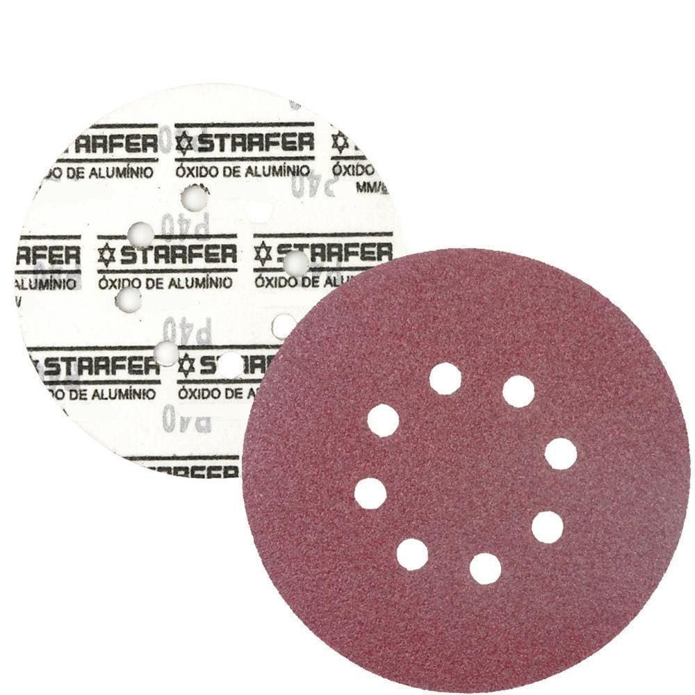 Kit 50 Disco De Lixa  Ferro 115Mm Grão 60 - Starfer