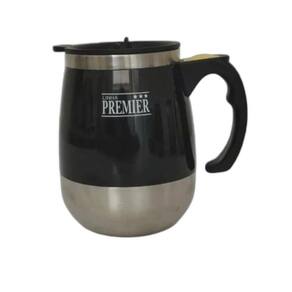 Caneca Mixer Misturador Aço Inox Pilha 400Ml Copo Isotérmico