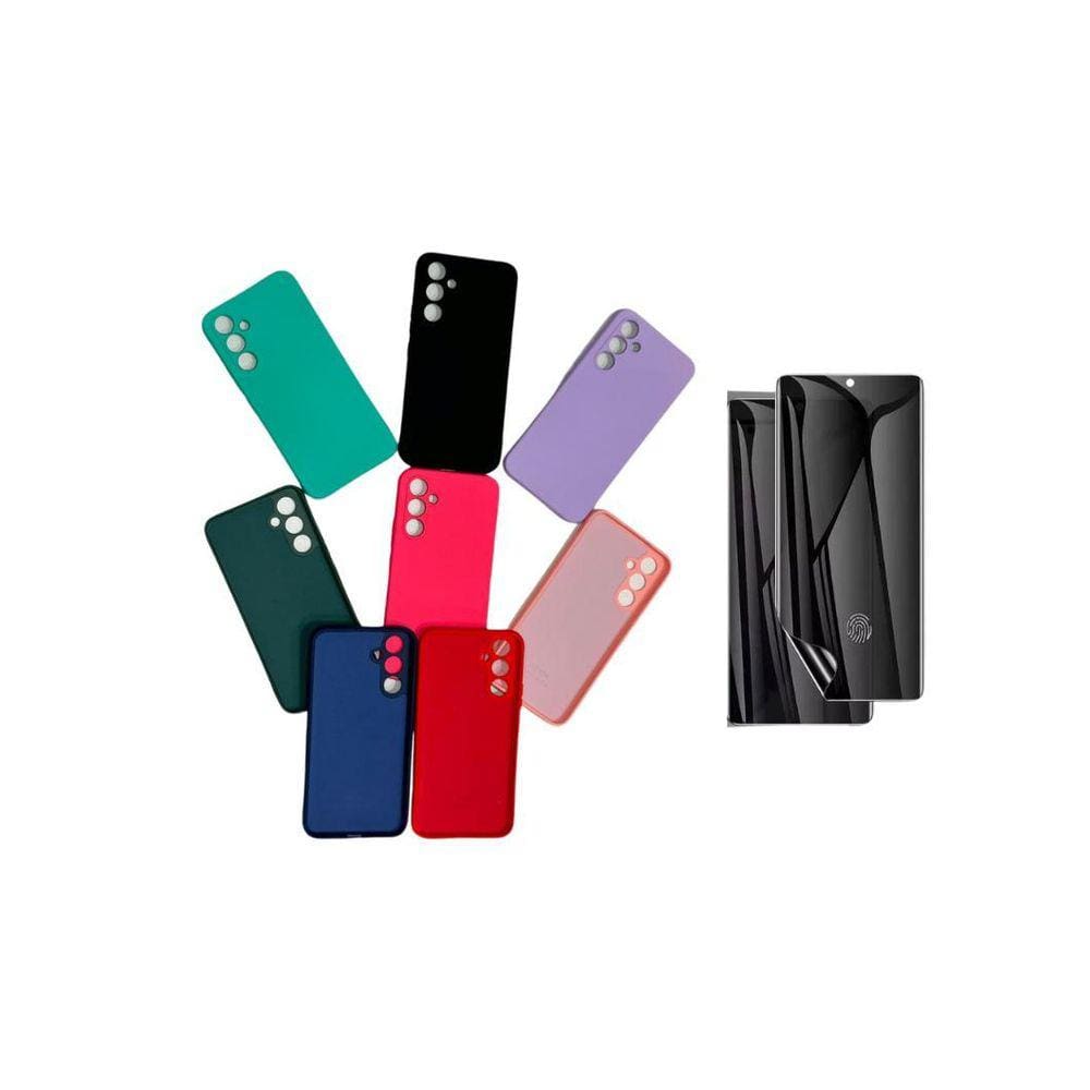 Capa Compatível Para Samsung S24 Ultra + Pel. Gel Privativa