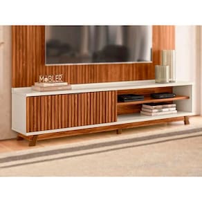 O Rack Modelo Genesis possui um design elegante ideal para para dar aquele diferencial em sua sala de estar