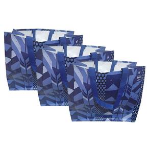 3 Sacolas Ráfia Retornável Grande 39x44x22cm Traços Anc. B4u