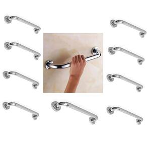 Alça De Apoio 30cm Barra Suporte Kit 10 Uni Anti Queda Idoso Gestante Cadeirante Banheiro Box