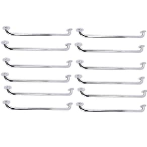 Alça Barra Apoio 70cm Suporte Anti Queda Kit 12 Uni Cadeirante Deficiente Gestante Idoso Banheiro Casa Box Inox Evita Acidentes