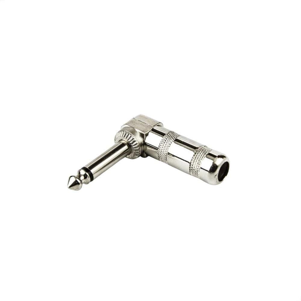 Plug Conector P10 90 Graus Mono