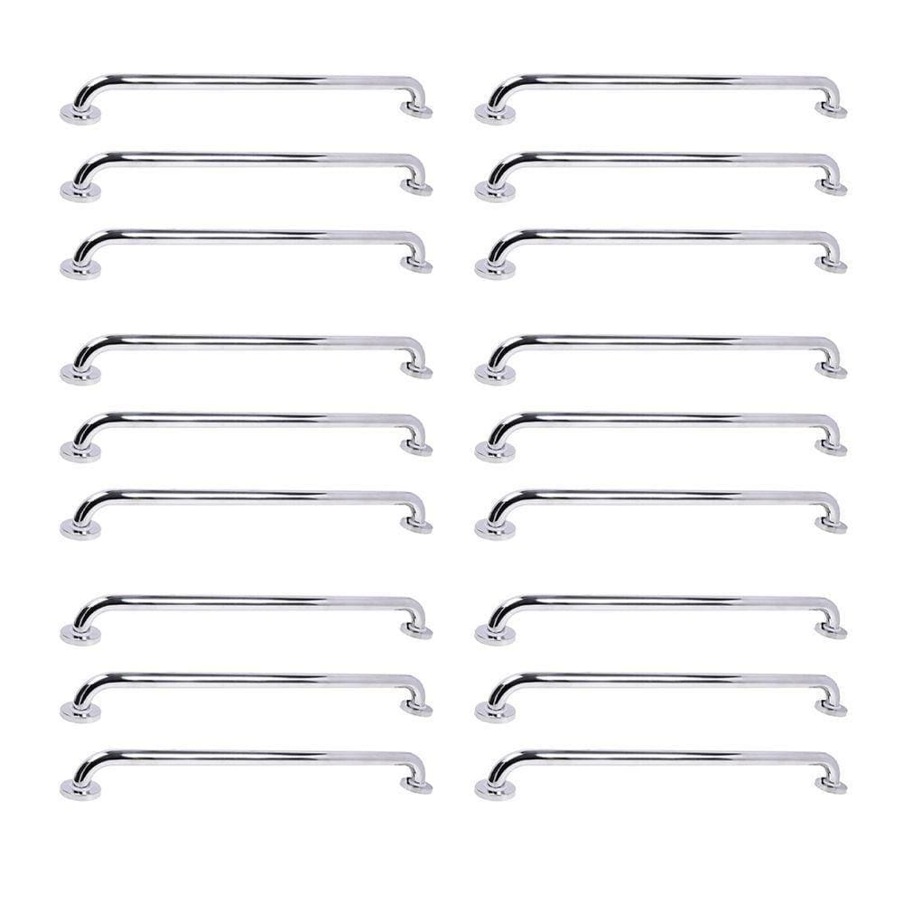 Alça De Apoio Barra 70cm Inox Kit 18 Unidades Idoso Cadeirante Deficiente Banheiro Box Parede