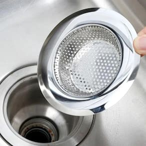 Kit Com 5un Ralo Para Pia Com Borda Inox Cozinha 9cm Ralinho