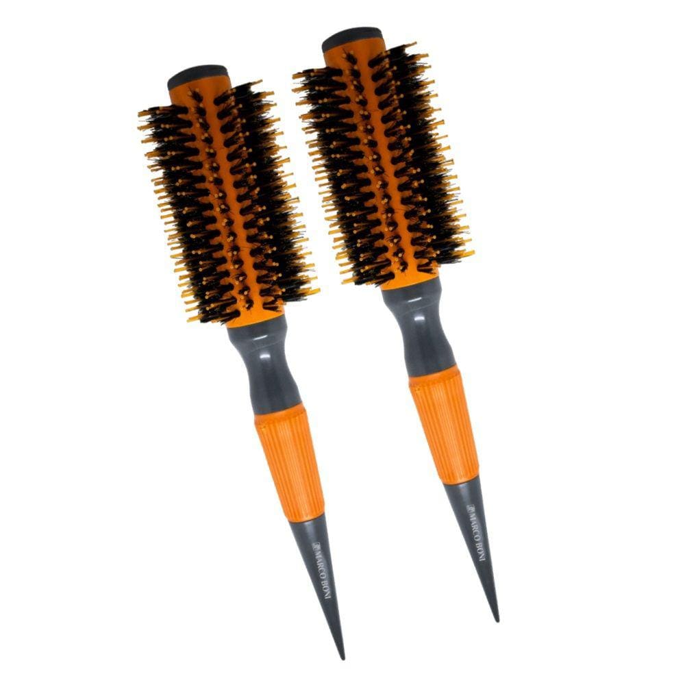 2 Escova Profissional Thermal Ceramic Orange 55MM Marco Boni