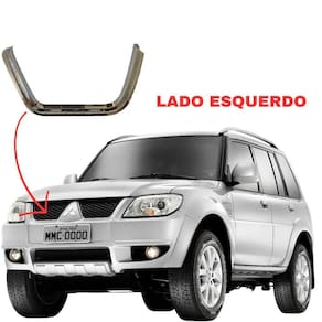 Friso Grade Dianteira Pajero Tr4 09 Em Diante Lado Esquerdo