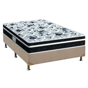 Cama Box Casal: Colchão Anatômico Probel D45/EP ProDormir Advanced Tech2000 Plus + Base CRC Suede Clean(138x188)