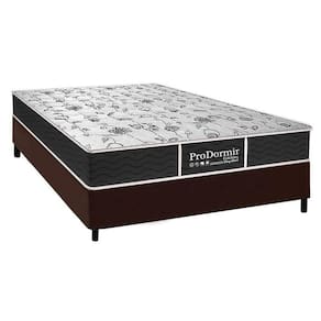 Cama Box Casal: Colchão Molas Probel Prolastic Sleep + Base CRC Suede Brown(138x188)
