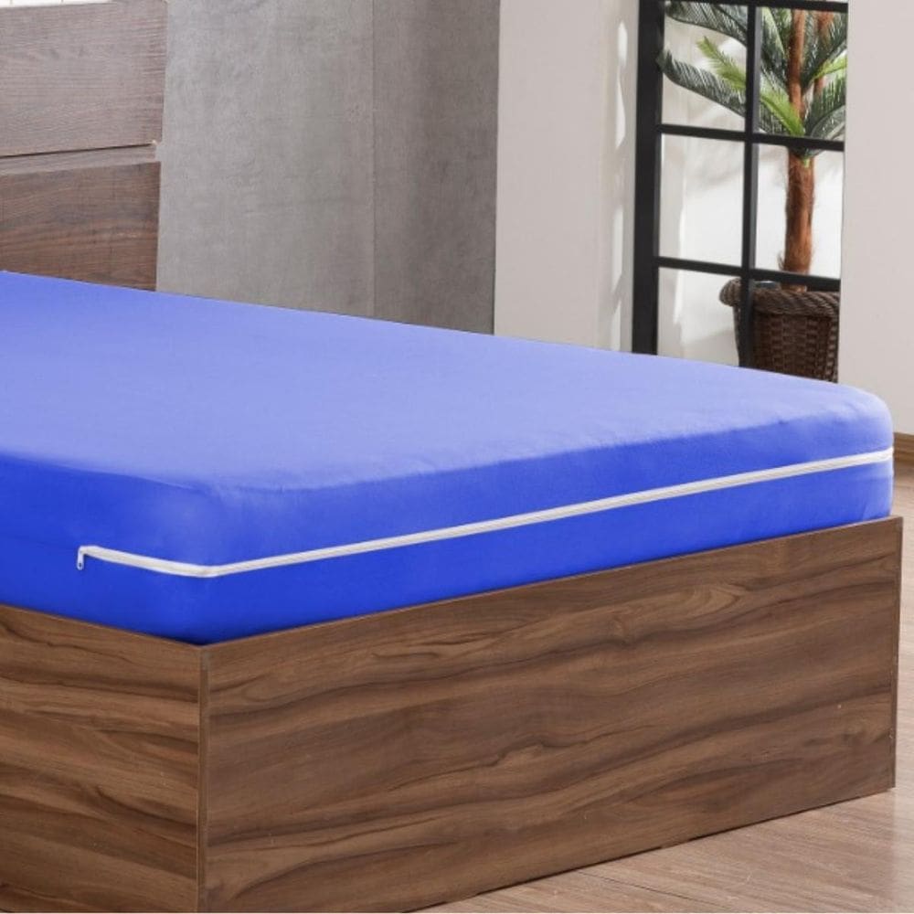 Capa Colchão Casal King Em Malha Zíper Estilo E Praticidade