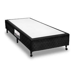 Cama Box Base Universal Solteiro Poli Tecido Black (96x203x23) - Castor