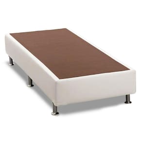 Cama Box Base Universal Solteiro Courano White (88x188x30) - Ortobom