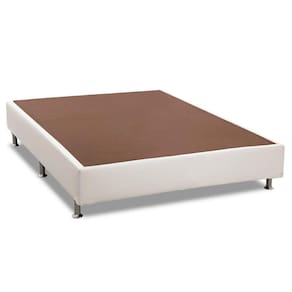 Cama Box Base Universal Casal Courano White (138x188x30) - Ortobom