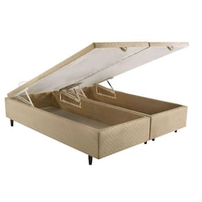 Cama Box Baú Universal Queen MH1439 Bordado Clean (158x198x35) - Herval