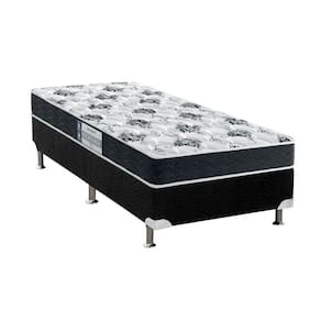 Cama Box Casal: Colchão Espuma Probel D28 ProDormir Advanced + Base CRC Suede Gray(138x188)