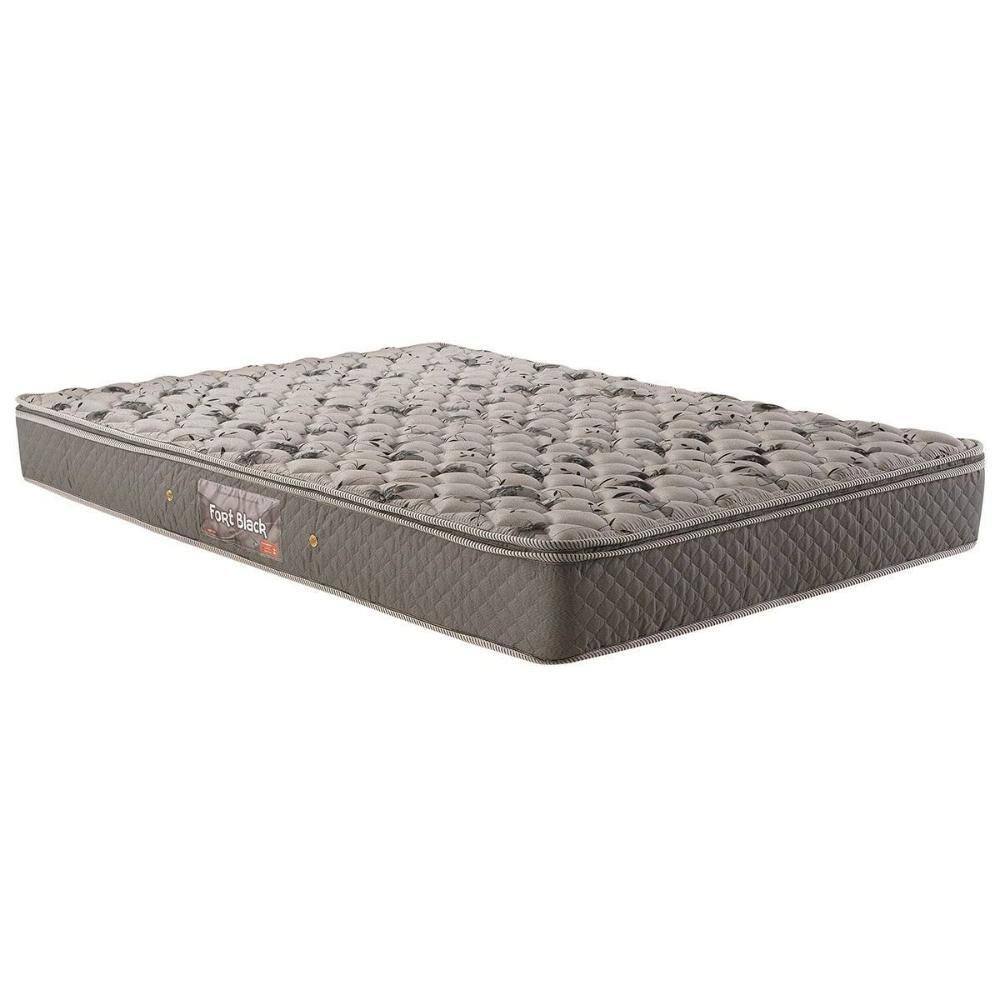 Colchão Queen Espuma Compact AG 65 / Fort Black Pillow Top (158x198x22) - Herval