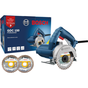 Serra Mármore Titan Gdc150 220v Bosch com 2 discos Maquifer