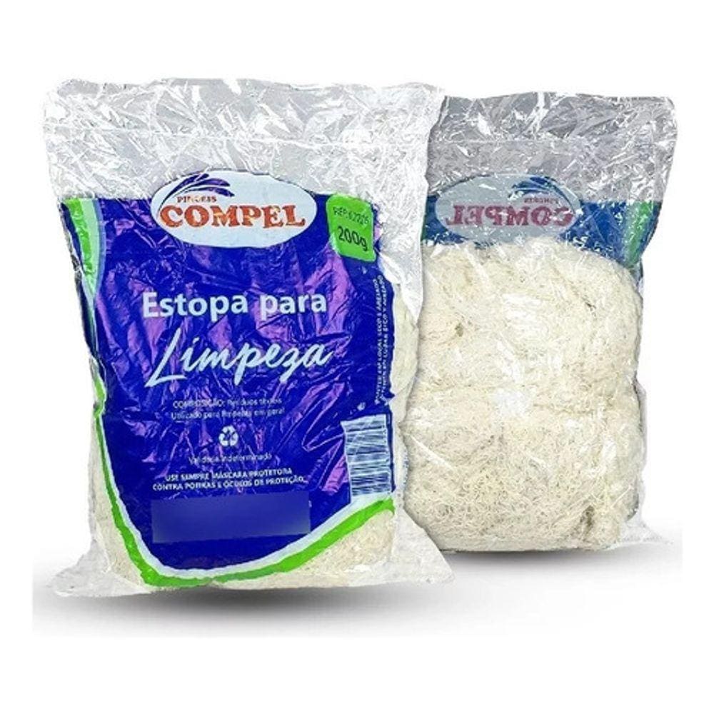 Estopa Para Limpeza Compel 200G Compel