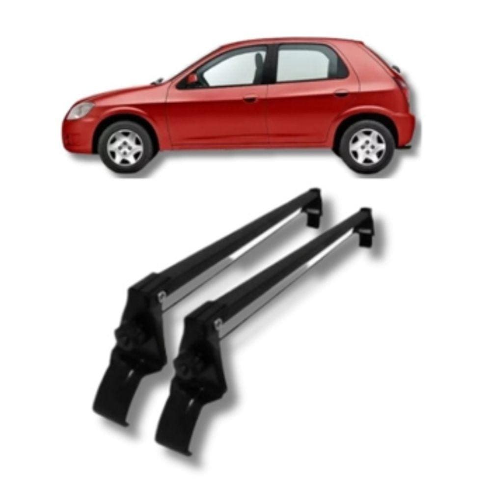 Rack De Teto Bagageiro Aço Chevrolet Celta 2005 4 Portas