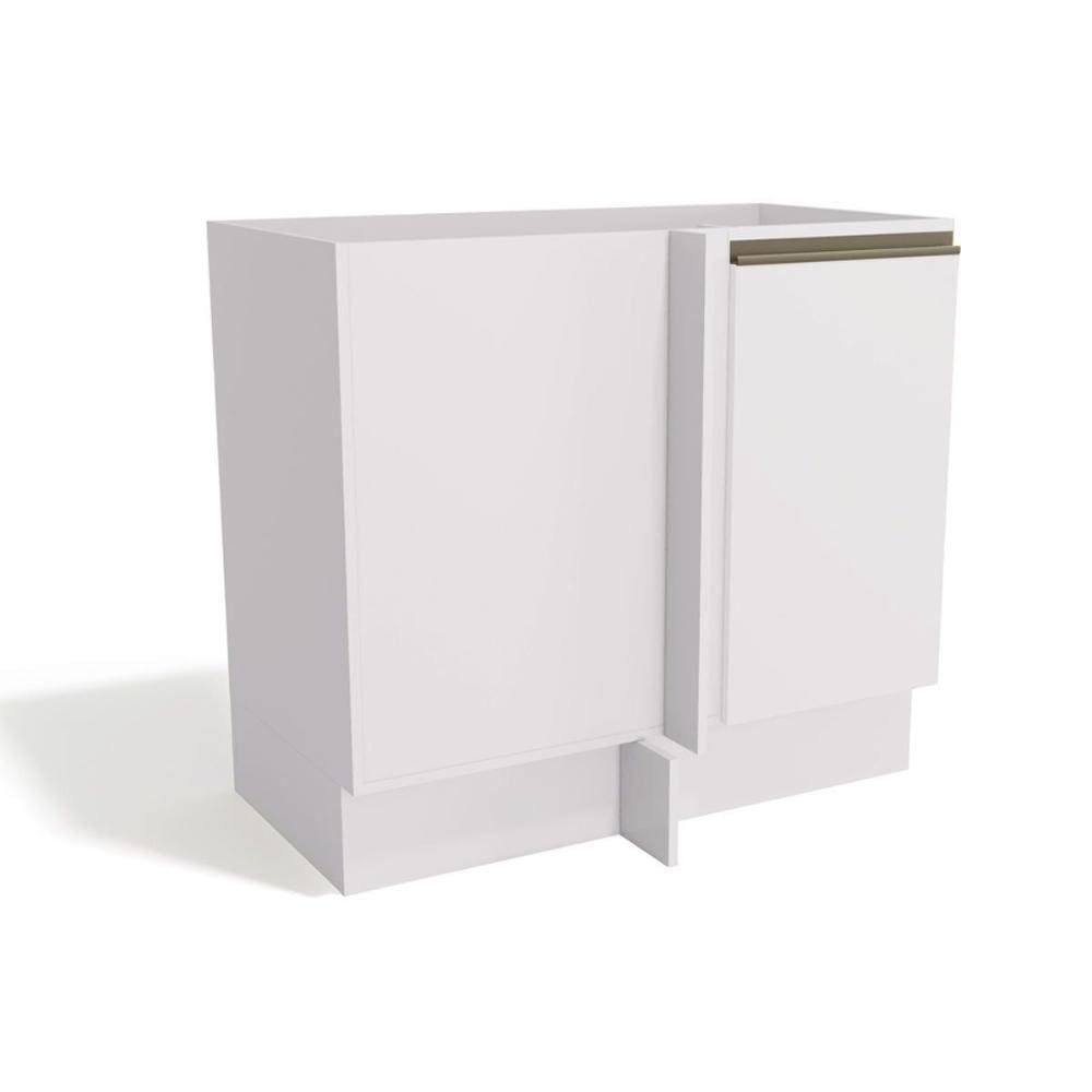 Gabinete de Cozinha Modulado Balcão Canto Reto Maxxi G748 1 Porta s/ Tampo 98cm Polipropileno Branco - Kappesberg