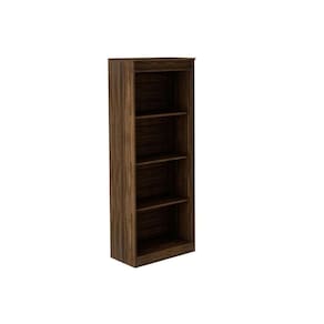 Estante Livreiro Solteiro ME4150 c/ 3 Prateleiras Nogal - Tecno Mobili