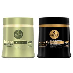 Kit Máscaras Hidranutre E Cavalo Forte 500Gr Haskell