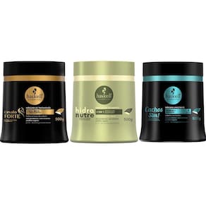 Kit Máscaras Hidranutre Cachos Sim Cavalo Forte 500Gr