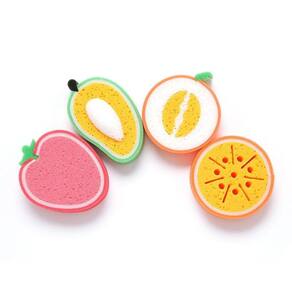 Esponja Macia Para Banho Infantil  De Frutas