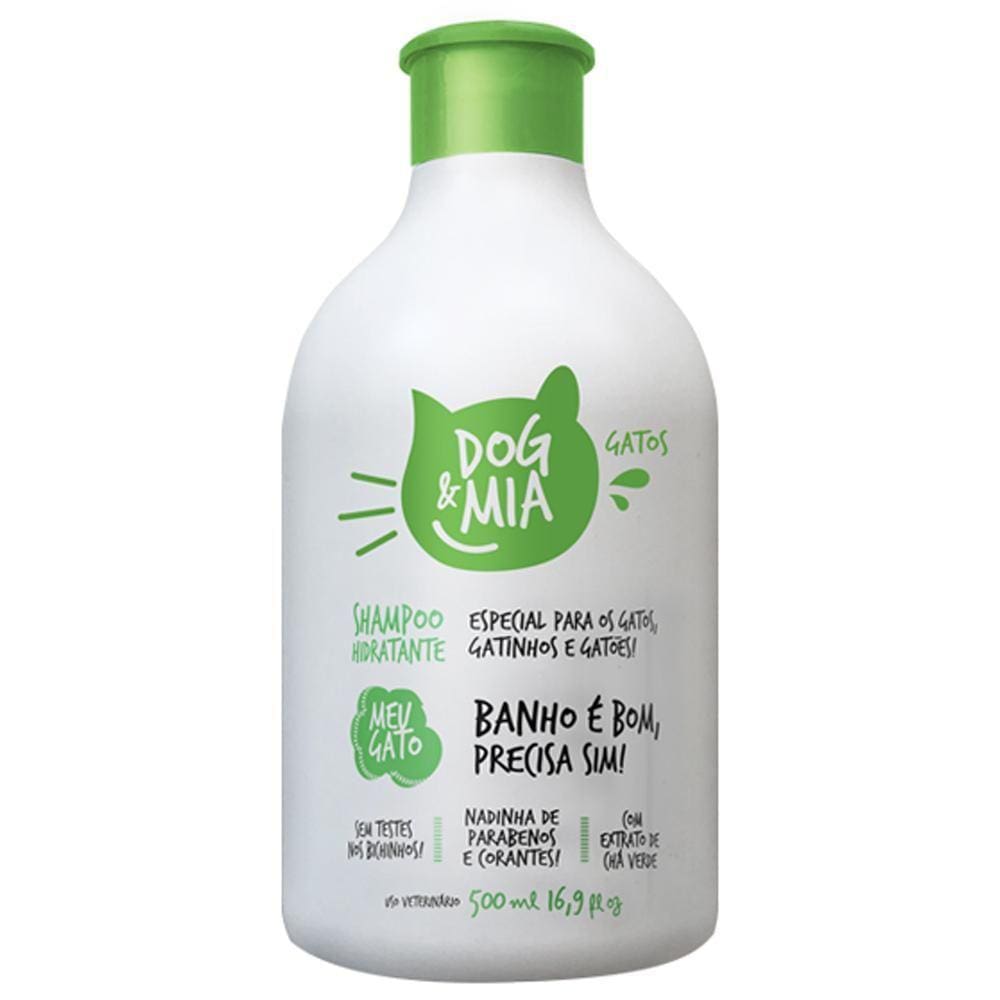 Shampoo Hidratante Meu Gato Dog&Mia 500Ml - Centagro Pet