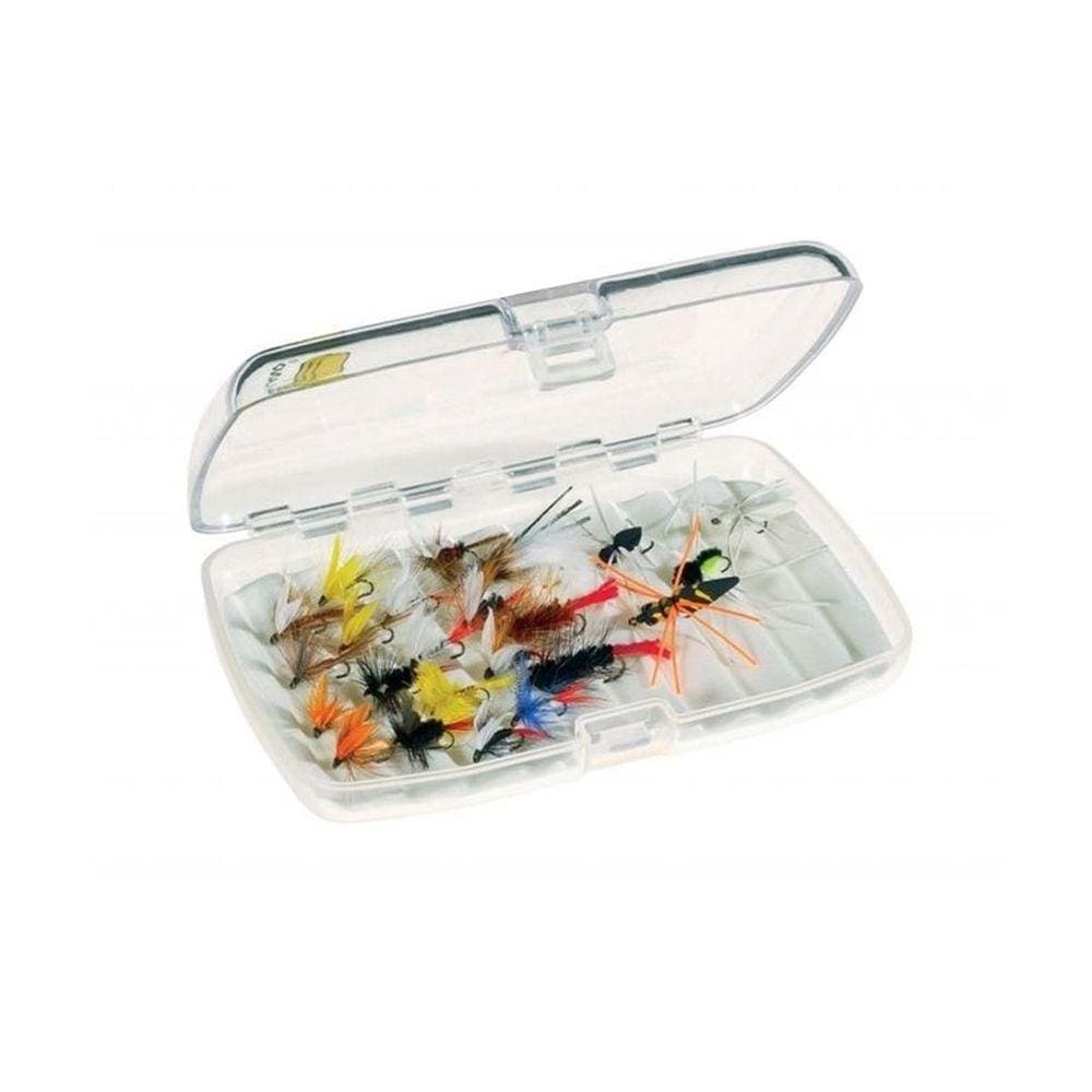 Estojo Para Pesca Em Plastico (358200) Fly Pequeno - P/ Iscas De Fly - Marca Plano