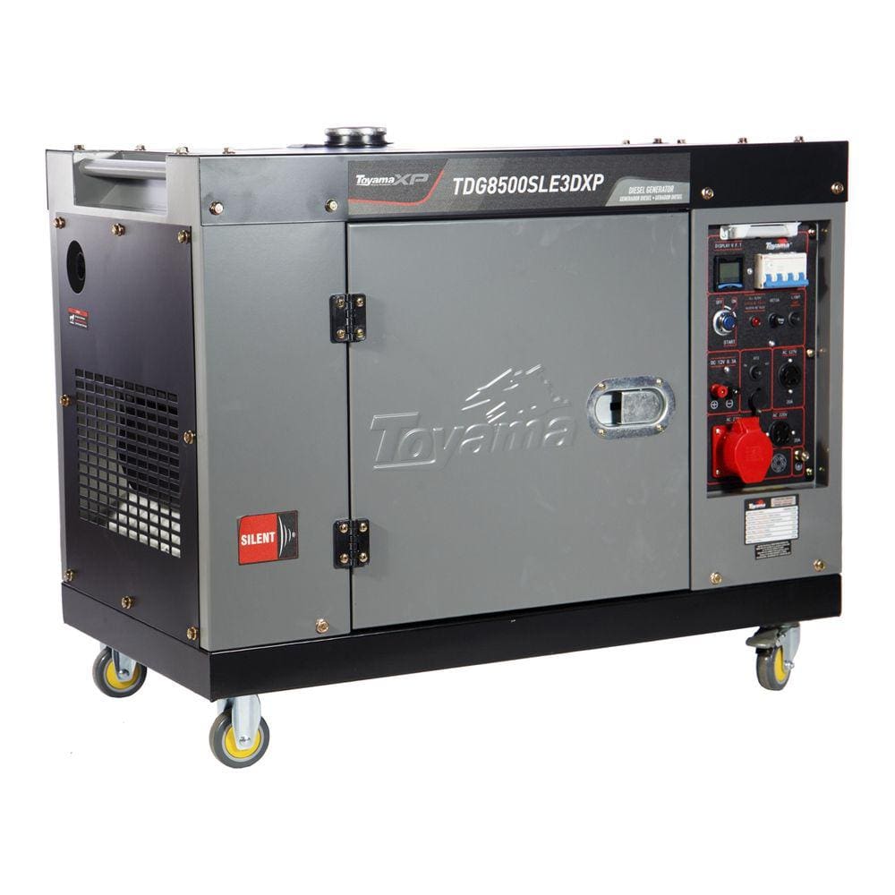 Gerador Cabinado a Diesel Toyama TDG8500SLE3DXP 220V 7.5 kVA com AVR