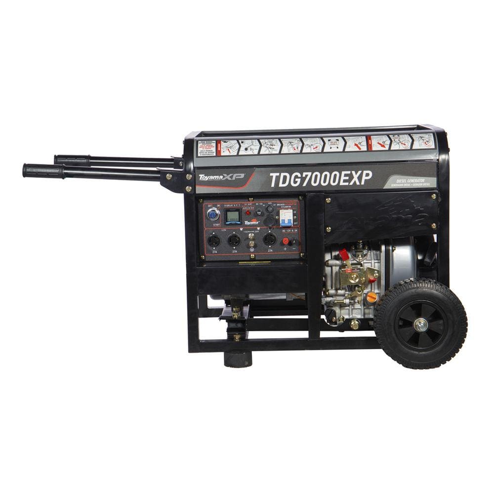 Gerador a Diesel Toyama TDG7000EXP 10,5 HP Bivolt com AVR