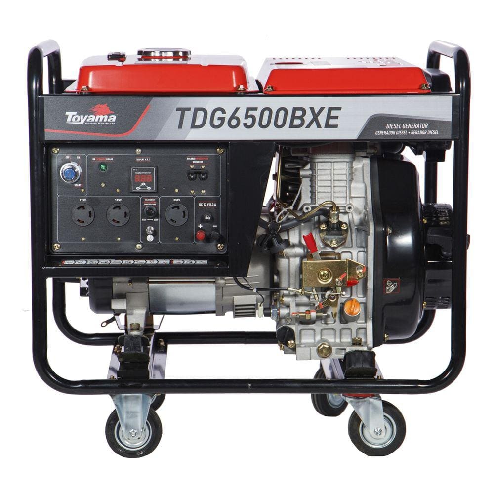 Gerador a Diesel Toyama TDG6500BXE 5.5 KW Bivolt com Capacitor