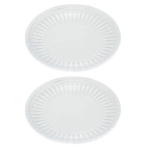 Conjunto Kit 2 Pratos Rasos Imperial De Cristal Ecológico Lyor 27cm