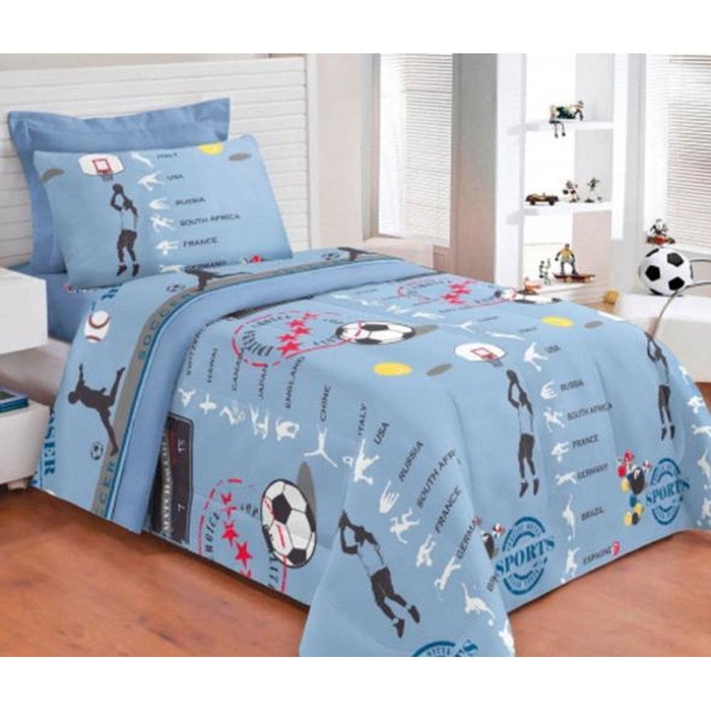 Edredom Solteiro 2 Pecas