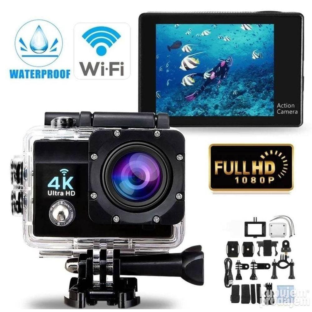 Câmera Filmadora Action Pro 4K: Wi-Fi, Controle Qualidade