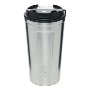 Copo Térmico em Aço Inox com Parede Dupla e Tampa c/ Termômetro Motion 500ml Lyor