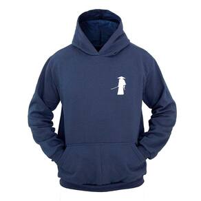 Moletom Masculino Canguru Com Capuz Estampa Samurai