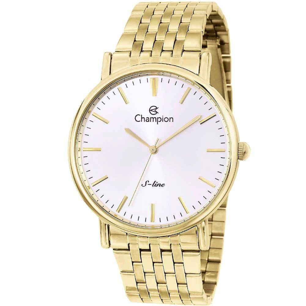 Relógio CHAMPION S-line feminino analógico dourado CN21112H