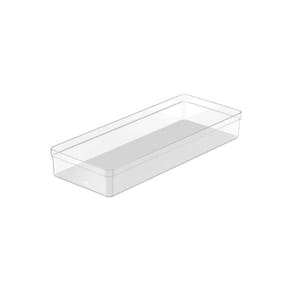 Organizador de Gaveta Clear 37,5cm x 15cm x 5,6cm Natural - Ou