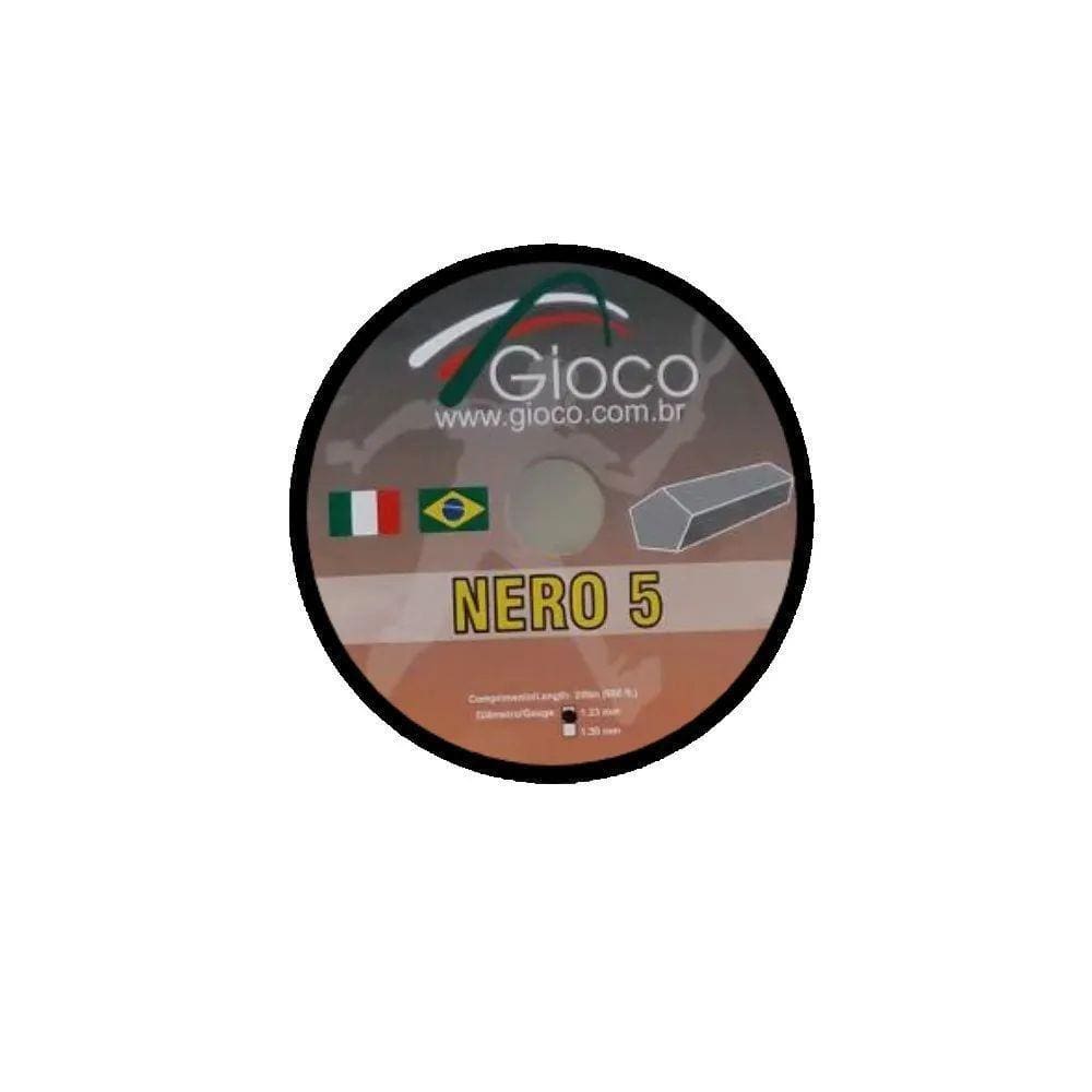 Corda Gioco Nero 5 Set Individual Cor Preta Espessura 1.23mm