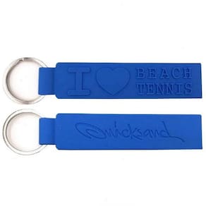 Chaveiro Quicksand I Love Beach Tennis Cor Azul