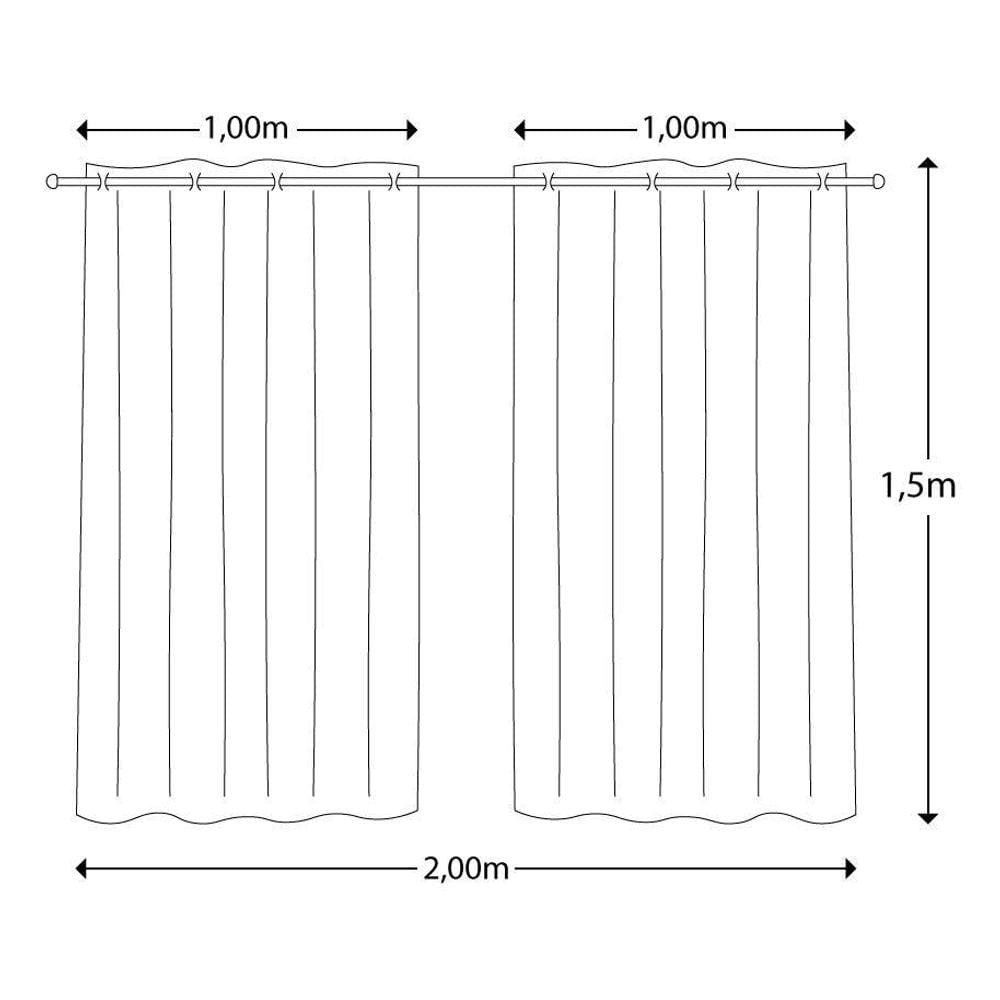 Cortina Estampada 200X150 Quarto Infantil