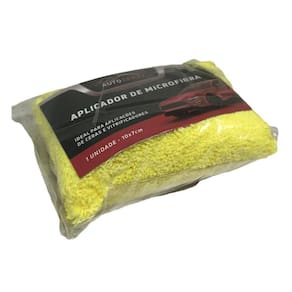 Auto Crazy Aplicador De Microfibra 10X7Cm Amarelo