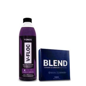 Kit Cera Blend Carnauba Silica + V-Floc 500Ml Vonixx