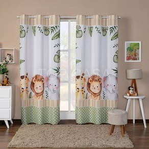 Cortina Para Quarto/ Sala E Decoração Nuvem Rosa 3.00X2.20