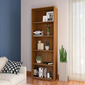 Estante para Livros 5 Prateleiras Multy Cinamomo