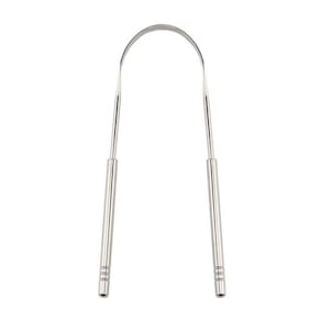 Limpador Raspador De Língua Em Aço Inox Para Higiene Bucal
