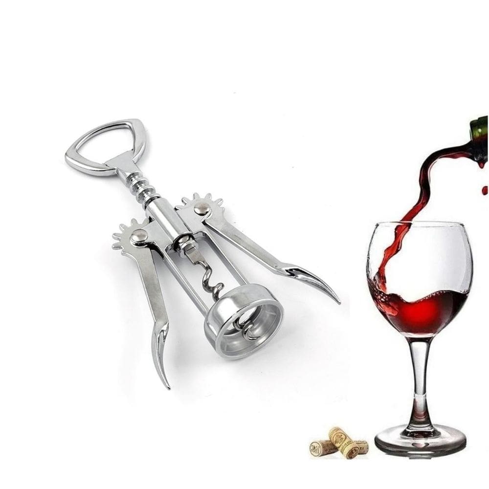 Saca Rolhas Manual Abridor Vinhos Uso Simples E Durabilidade